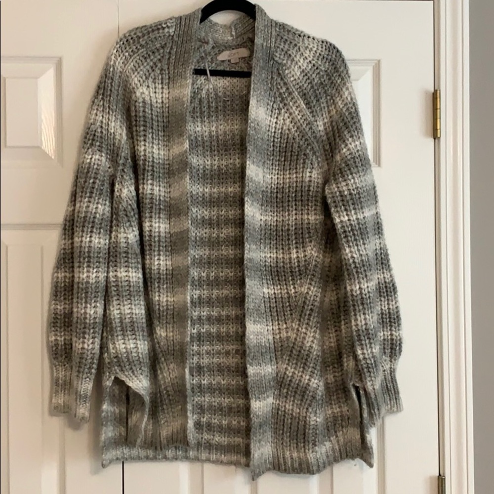 Loft Chunky Sweater Cardigan
